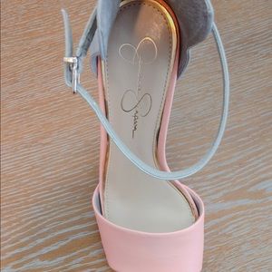 Jessica Simpson two tone pumps